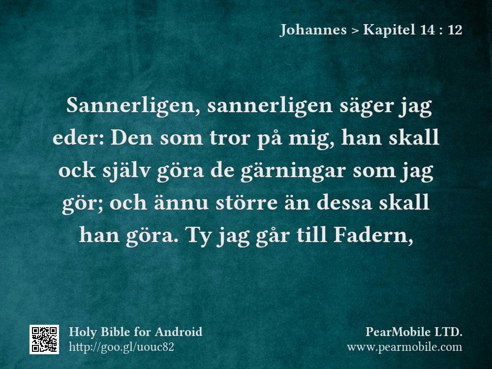 Johannes, Kapitel 14:12